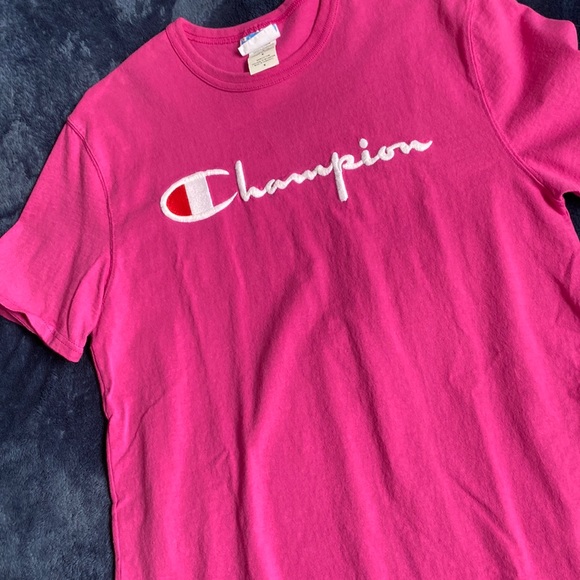Pink Champion shirt; Size Medium - Picture 4 of 4
